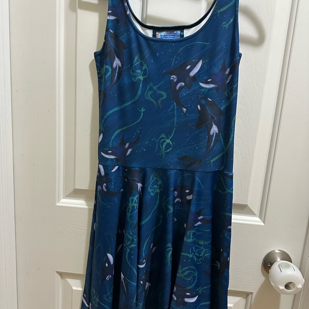 Skylaar Amann Ocean-Inspired Dress